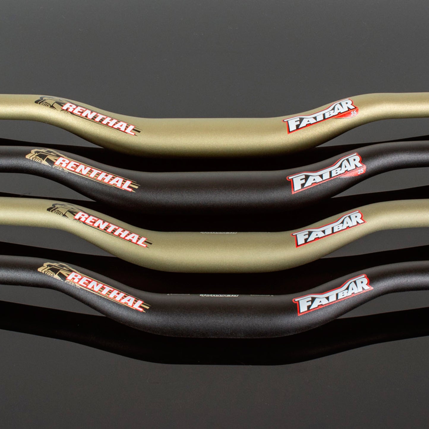 Manubrio Renthal Fatbar 800x35mm Rise 20 Aluminio Negro