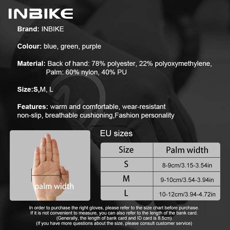 Guante INBIKE 2024 MTB/ Ruta/ Gravel/ XC