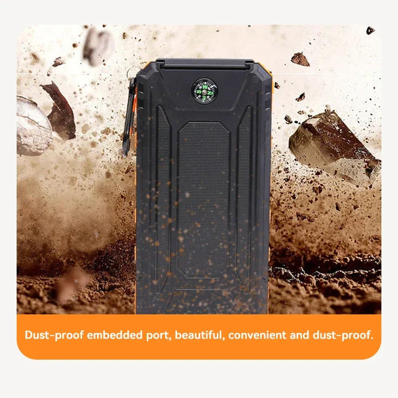 Batería solar + USB Xiaomi 200000mAh alta capacidad