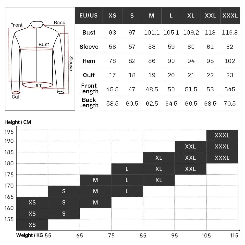 Jersey grueso manga larga Ruta/ MTB