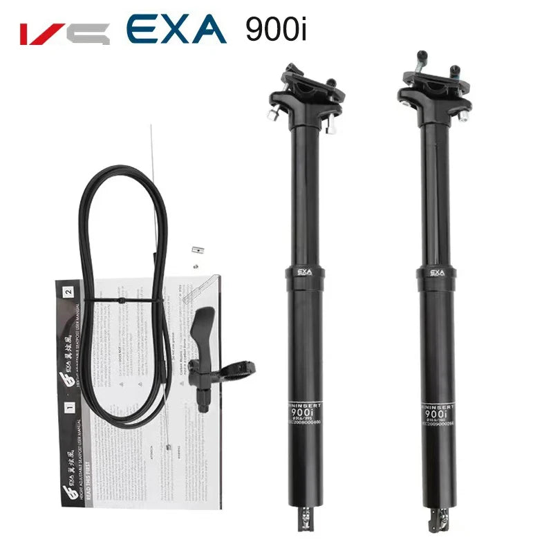 Tubo de asiento KS EXA FORM 900i 30.9 / 31.6 395mm Para cableado interno