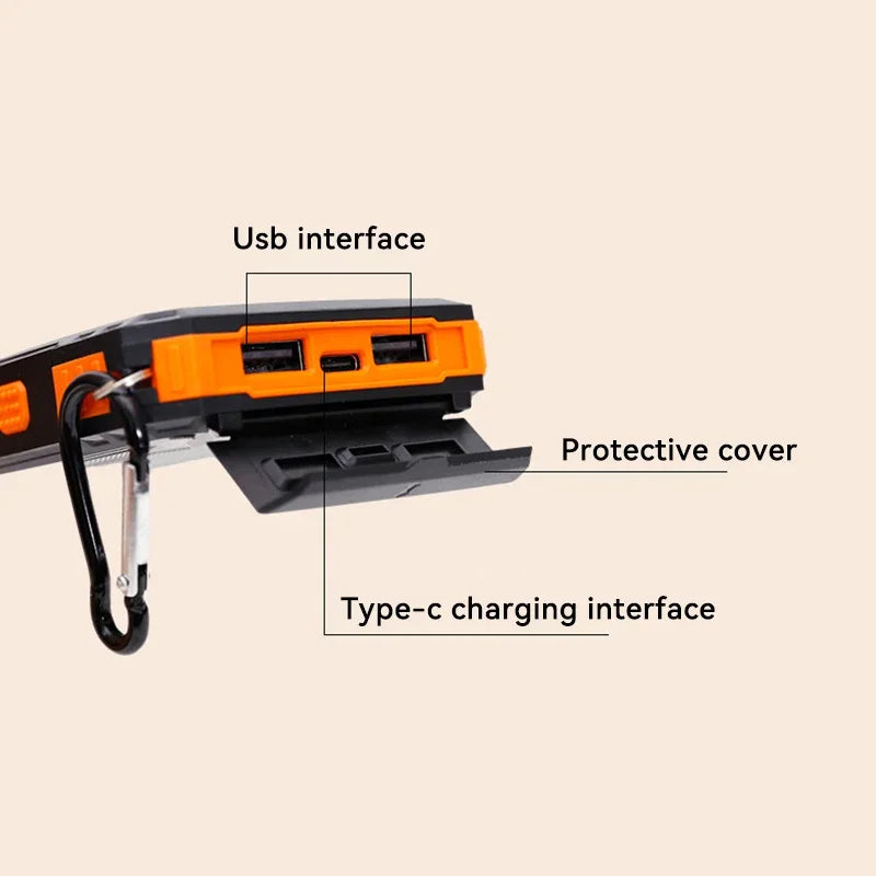 Batería solar + USB Xiaomi 200000mAh alta capacidad
