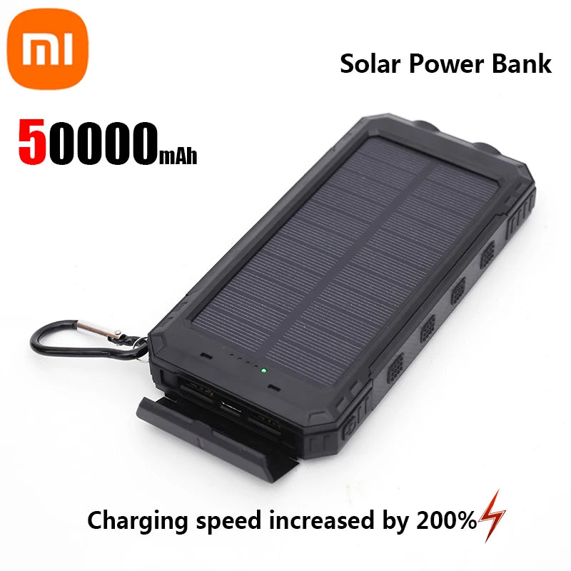 Batería solar + USB Xiaomi 200000mAh alta capacidad