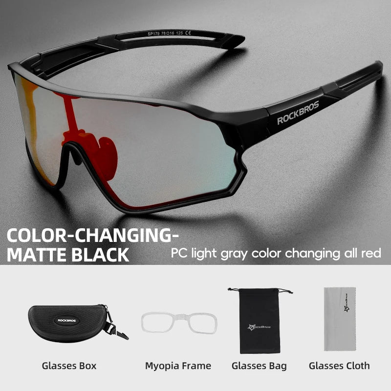 Lentes ROCKBROS Polarizados y fotocromáticos UV400