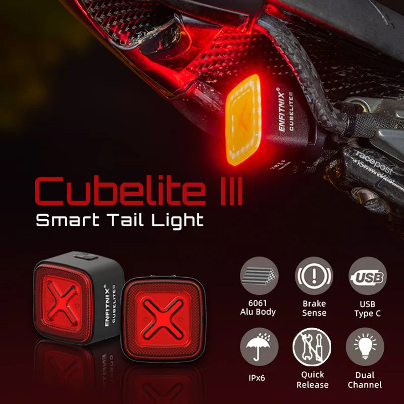 Luz trasera Enfitnix Cubelite III Smart