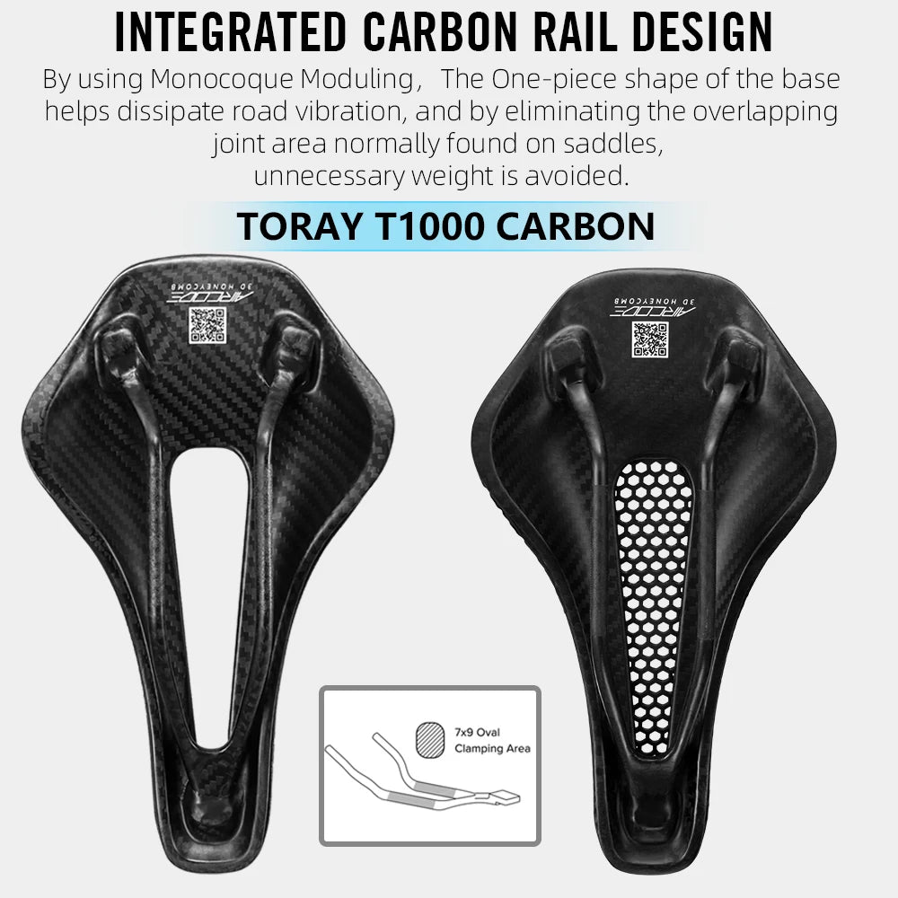 Sillín RYET 3D Printed Ultralight Carbon MTB Road