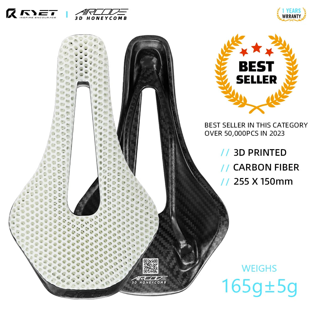 Sillín RYET 3D Printed Ultralight Carbon MTB Road
