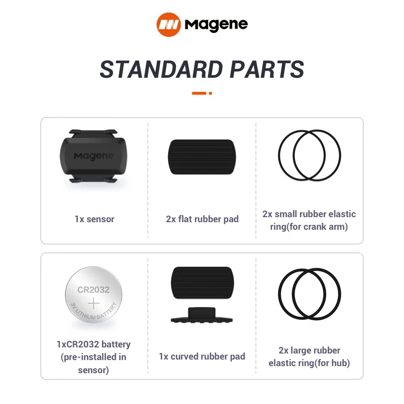 Sensor MAGENE S3+ - Velocidad y Cadencia/ Garmin, IGS, Wahoo