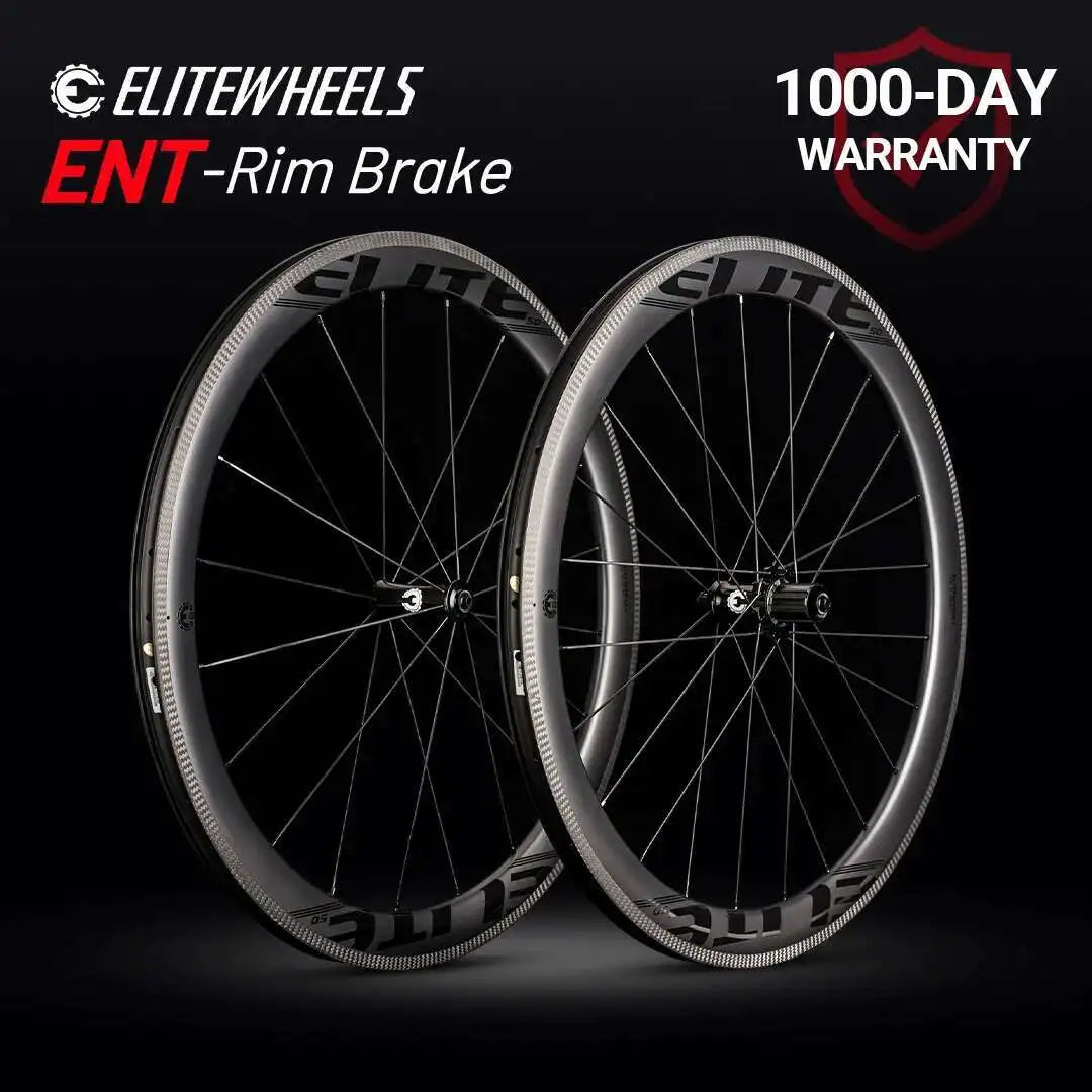 Ruedas Elite 700c Ruta en fibra de carbono, Calidad UCI - Tubeless Ready Pillar Nipple 1423 Spokes Wheelset