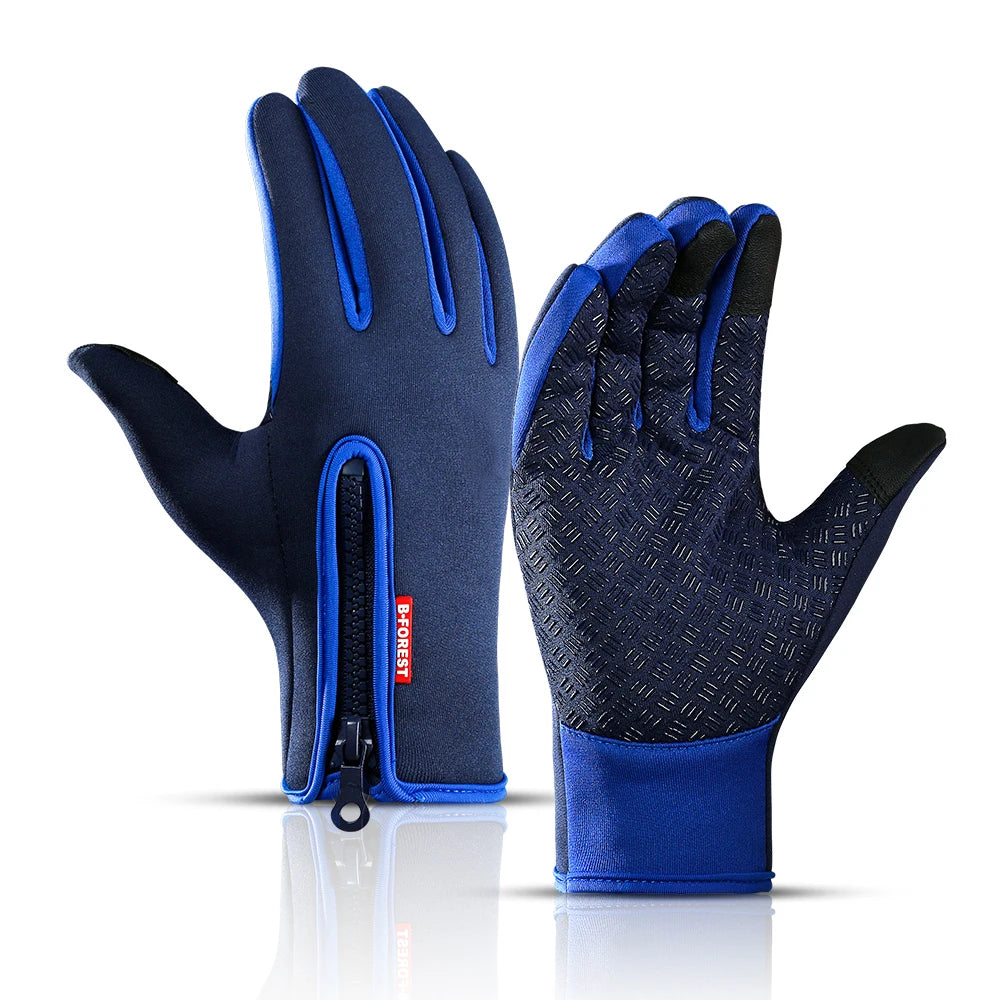 Guantes de ciclismo para invierno, Hombre y Mujer. Soporta touchscreen, waterproof, hiking, Skiing, Snowboard