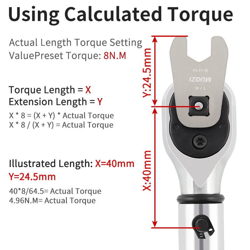 Llave de conexión a llave de torque para flexible
