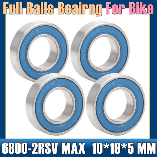 Rodamientos sellados 6800 VRS MAX Bearings 10*19*5mm ( 4 PCS )
