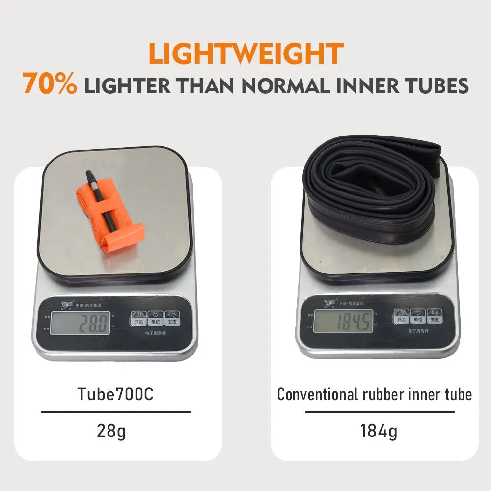 Cámara ultraligera TPU - 700c x 18,25,28,32 RUTA