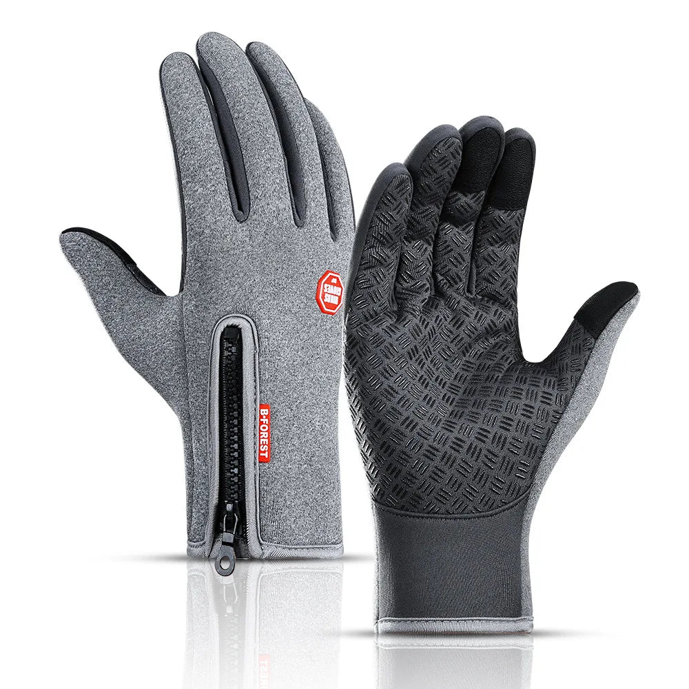 Guantes de ciclismo para invierno, Hombre y Mujer. Soporta touchscreen, waterproof, hiking, Skiing, Snowboard