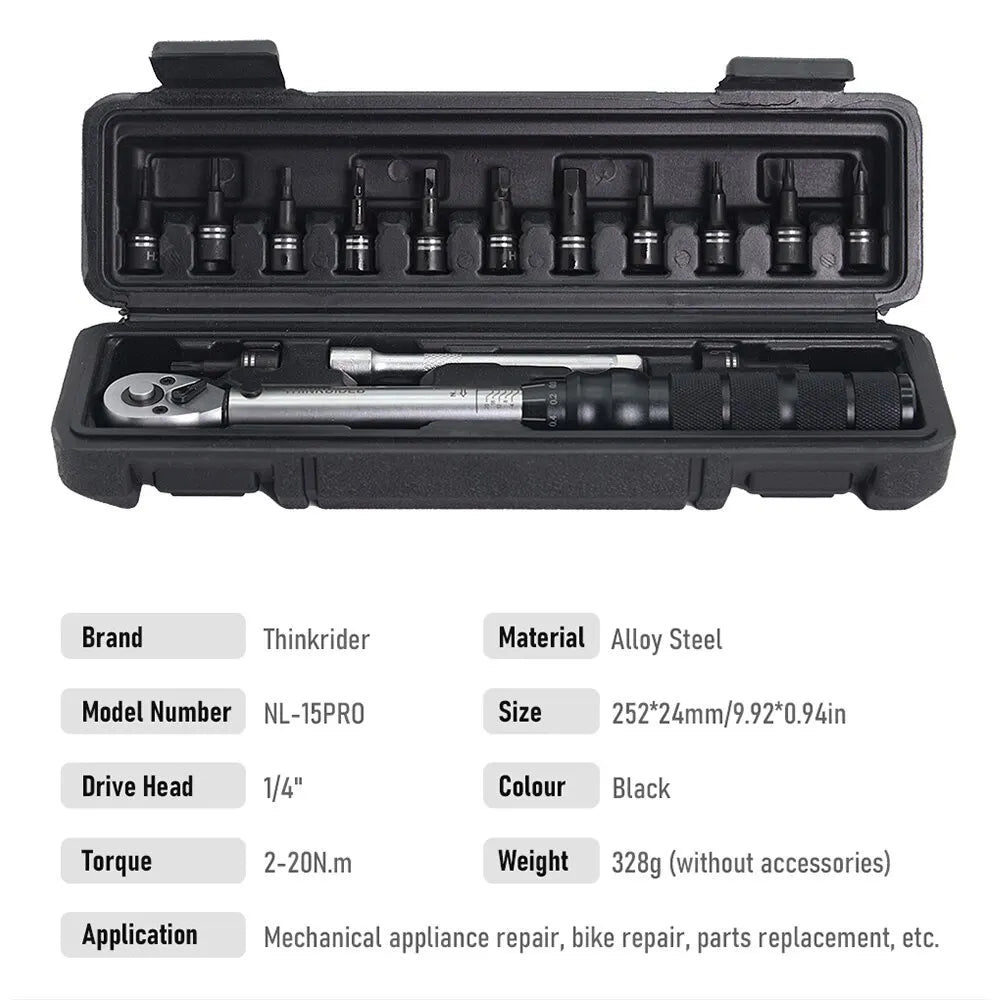 Llave de torque ThinkRider Professional  2-20N·m